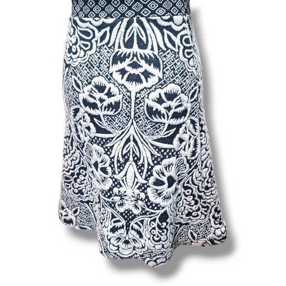 ett:twa Anthropologie Lined Womens XS Black White Sleeveless Valery Shift Dress - Picture 12 of 16